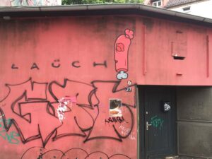 "Sausage" Paste-Up by SPÄM in Hamburg