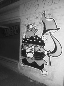 Paste-Up Collab by SPÄM, HalloKarlo, Bronko and Sope in Hamburg