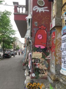 "Sausage" Paste-Up by SPÄM in Hamburg