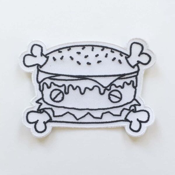 Burger badge by SPÄM