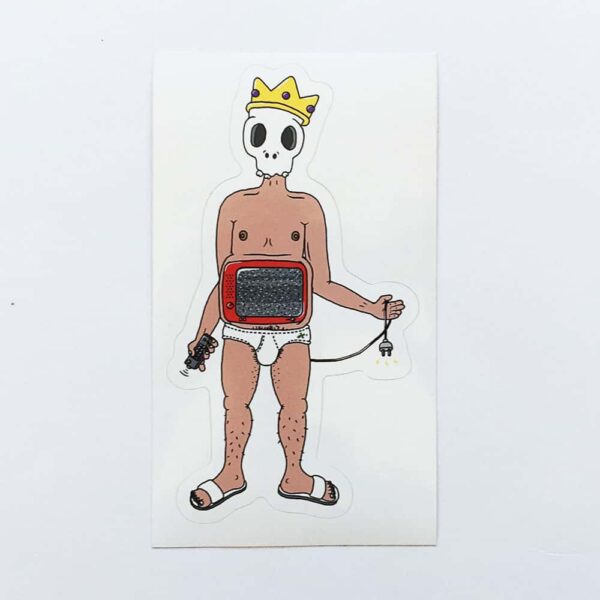 „Humanoids“ series of stickers by SPÄM: TV King