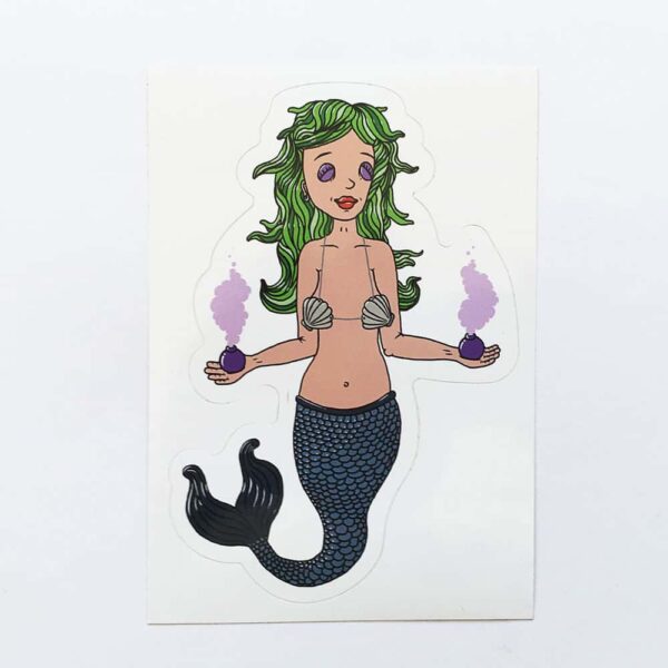 „Humanoids“ series of stickers by SPÄM: Mermaid