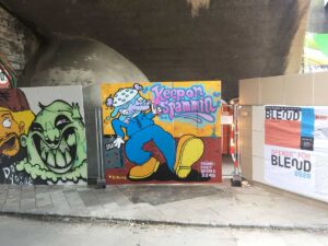 SPÄM „Keep on Spämmin“ Wall at Blend Festival in Frankfurt a.M., 2019