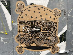 Paste-Up Collab by SPÄM and Dawgtor in Hamburg