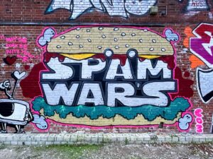 SPÄM „SPÄM WAR’S“ Wall in Hamburg Eidelstedt, 2021