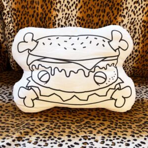 Burger cushion by SPÄM