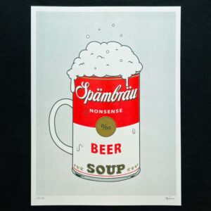 „Spämbell’s“ series of riso prints by SPÄM: Beer