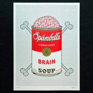 „Spämbell’s“ series of riso prints by SPÄM: Brain