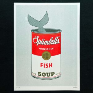 „Spämbell’s“ series of riso prints by SPÄM: Fish