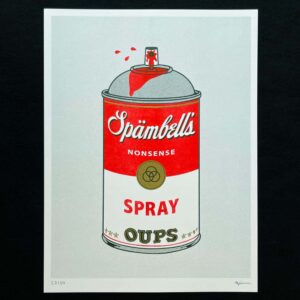 „Spämbell’s“ series of riso prints by SPÄM: Spray