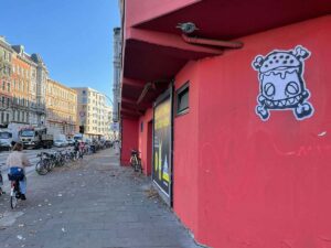 „Burger Bomb“ Paste-Up by SPÄM in Hamburg
