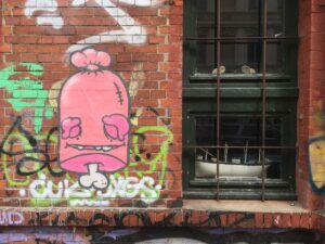 "Sausage" Paste-Up by SPÄM in Hamburg