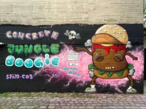 SPÄM „Concrete Jungle Boogie“ Wall in Hamburg Bahrenfeld, 2023