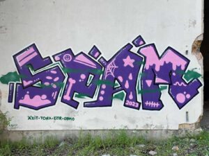 SPÄM „Purple“ Wall in Brandenburg, 2023