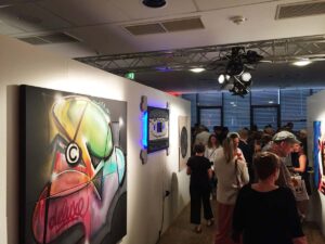 Collaboration with Geschnitzt & Zugesägt and Liebsein for Millerntor Gallery, Hamburg 2018