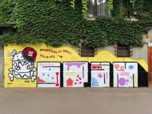 SPÄM „Hat Store“ Wall in Bucharest, 2024