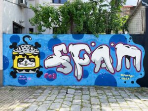 SPÄM „Gang Signs“ Wall in Bucharest, 2024