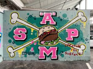 SPÄM „Scratch The Surface“ Wall in Hamburg Rindermarkthalle, 2024