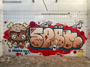 SPÄM „Joy Of Missing Out“ Wall in Lübeck, 2025