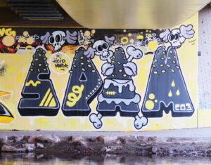 SPÄM „Yellow/Grey“ Wall in Lüneburg, 2025