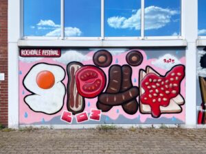 SPÄM „Very British“ Wall at Rochdale Festival, Bielefeld, 2025