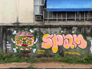SPÄM „On Est Ensemble“ Wall in Abidjan, Ivory Coast, 2025