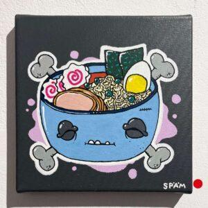 DIFFERENT KINDS OF FOOD #8 at SERVIERVORSCHLAG solo exhibition in Hamburg, October 2023